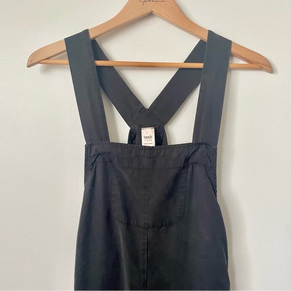 Smash + Tess Black Tencel Romperalls, Small - Picture 9 of 11